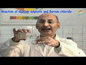 Reaction of Sodium sulphate and Barium chloride