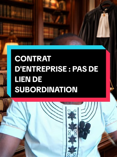 📜👨‍⚖️⚖️ DANS UN CONTRAT D’ENTREPRISE : PAS DE LIEN DE SUBORDINATION ! ⚖️ L’entrepreneur travaille sans lien de subordination. 📄 Il organise librement son activité. 🔍 Le juge regarde la réalité, pas l’étiquette du contrat. 🛑 Trop de contrôle peut entraîner une requalification. ⚠️ Les conséquences peuvent être lourdes. En droit, la qualification dépend des faits. #DroitDuTravail #Contrat #Entrepreneur #creatorsearchinsights #viral_video