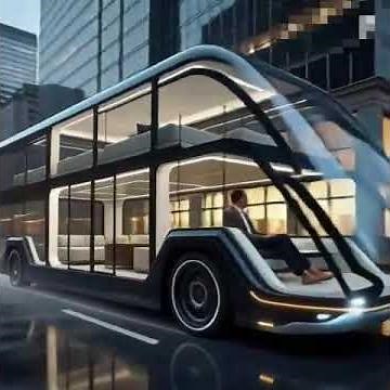 Futuristic Luxury Glass Bus Concept | Mobile Hotel on Wheels