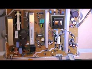How to Repair Samsung Plasma TV PN50A450 No Power
