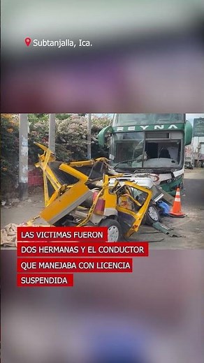 Así ocurrió el trágico CHOQUE que causó 3 muertes en ICA | Correo