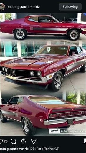 1971 Ford Torino Gt.🤍🤍🤍