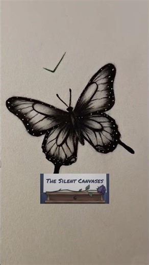 Realistic butterfly 🦋 Tutorial ✍🏻 for beginners #butterfly #tutorial #art #howtodraw #drawing