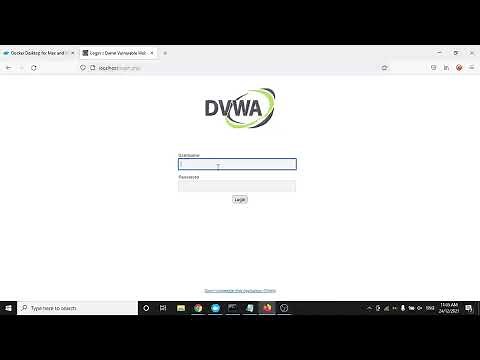 Lab Setup: Damn Vulnerable Web Application (DVWA) using Docker