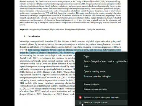 Recording Chrome Extension Google Scholar Assistant