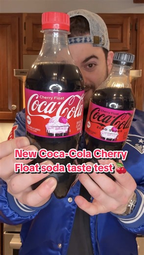 We’re trying Coca-Cola’s new Cherry Float soda today in both full and zero sugar. Headed to stores now, it replaces the 2025 Coca-Cola Orange Cream soda. Have you tried Coca-Cola’s new Cherry Float soda yet? #snacks #soda #cocacola #drinktok #foodnews