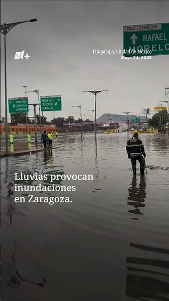 Rain causes flooding on Zaragoza