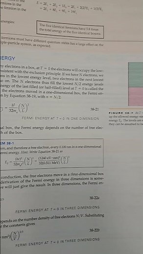 Fermi Energy in a One-Dimensional Box – Quantum Physics