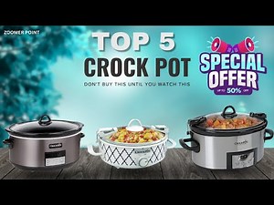 Top 5 Best Crock-Pots on Amazon 2025! (Best Picks for Every Budget)