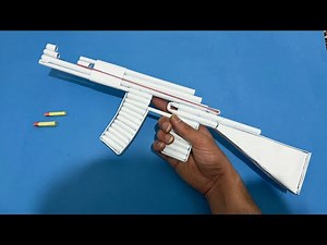How to Make a Paper Gun That Actually Shoots! | Easy Origami & Papercraft Tutorial