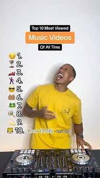 Top 10 Most Viewed Music Videos Of All Time On YouTube