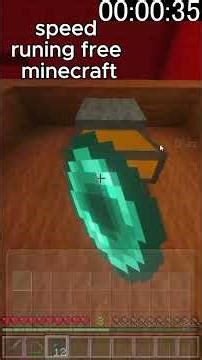 speed running free Minecraft #minecraft #freeminecraft #gaming #funny