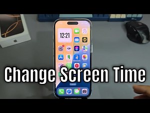 iPhone 16/16 Plus/16 Pro/Max: How to change screen time iphone