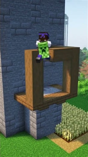 Minecraft Tower Build Speedbuild 🏰 #minecraftbuilding #shorts