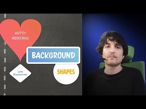 Auto-Resizing Background Shapes with iExpressions for Ae