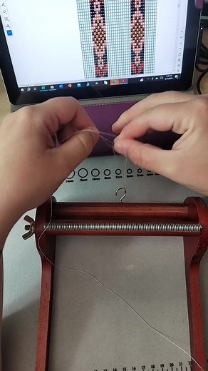 Beading 101 Tutorial. How I start a new project. #tutorial #beads #jewelry #beadloom #beadloombracelets