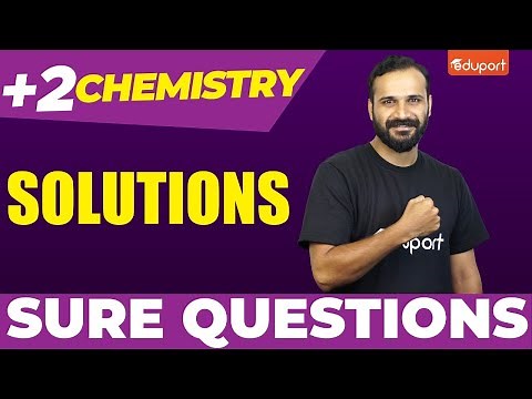 Plus Two Chemistry | Sure Questions | Solutions | Eduport Plus Two
