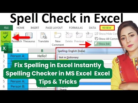 Fix Spelling in Excel Instantly | Spelling Checker in MS Excel | Excel Tips & Tricks