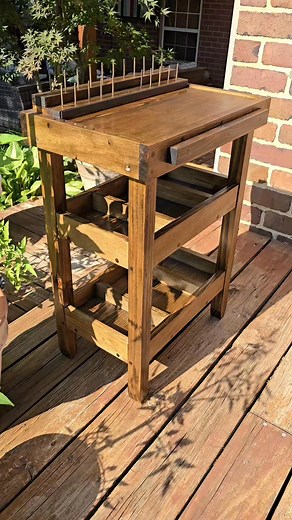 Here's a Paint Creek model Portable Fly-Tying table that I shipped last week!! This table is stained in Dark Walnut. Check 'em out under the "Portable Fly-Tying Tables" tab at creeknuts.com - link in bio! #flytying #flyfishing #flytyingbench #flytyingdesk #flytyingtable #trout #mancave #cabin #cabinlife #bass #salwaterflyfishing | Mountain Creek Anglers