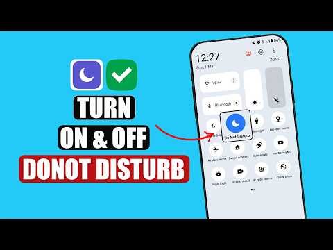 How To Turn On / Off Do Not Disturb on Android Phone