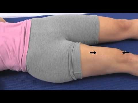 VMO Static quadriceps contraction lying