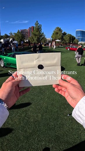 This is what happens when cars become canvases at @lasvegasconcours. Filmed by @samueldennington | Wynn Las Vegas