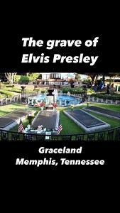 The grave of “The King” Elvis Presley at Graceland in Memphis, Tennessee. #elvispresley #elvis #famousgraves | Freyzel Productions
