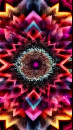 Hyper-Detailed Pink Psychedelic Loop — Mesmerizing Trippy Pattern