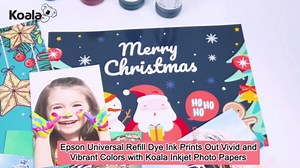 400ML Koala Ink Refill Kit Compatible with Epson 542 552 512 212 288 664 774 Ink Cartridges, Compatible Canon, HP, Brother, Lexmark Inkjet Printer Ink Refill Bottles Non-OEM