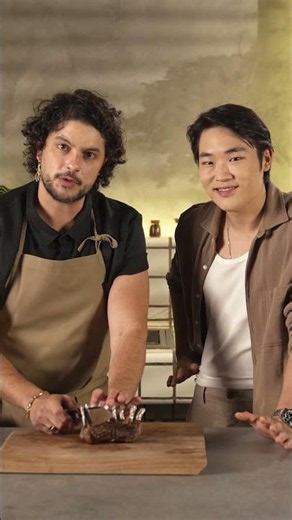 Carré de cordeiro para o Arthur Paek #receitas #comida