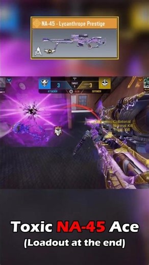 Toxicity at its Peak - NA-45 Ace | CODM | #shorts #codm #ace