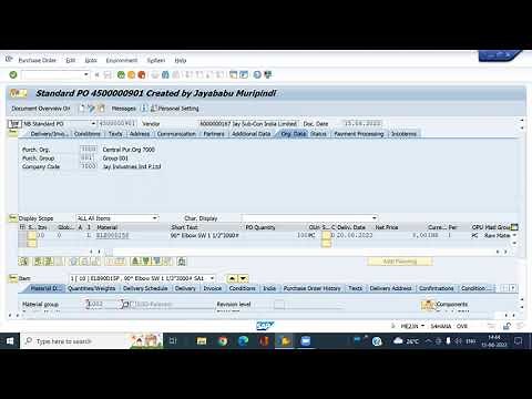 Subcontracting Process with Delivery in SAP S4 HANA