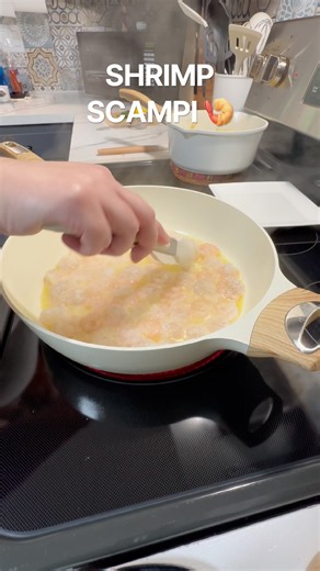 EASY SHRIMP SCAMPI RECIPE 🍤 #dinner #shrimp #easyrecipe