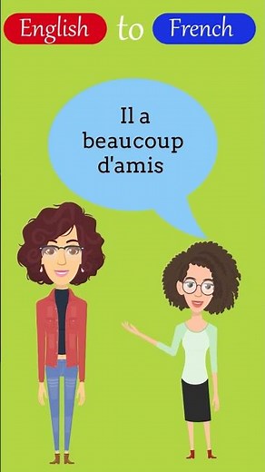 English to French Translation #shorts conversation # 06 || Translation ||