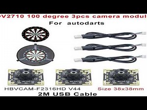 #HBVCAM ov2710 100 degree 2mp usb camera module for autodarts io scoring system