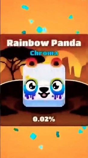 I got the rainbow panda in Blooket #shorts #blooket #blooketisalive