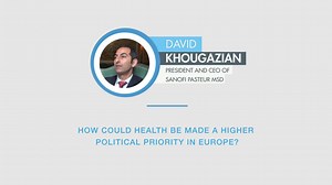 "I strongly believe that healthcare could be a source of innovation for the future, but also a source of inspiration for Europe" says David Khougazian, President & CEO of Sanofi Pasteur MSD. Health roundtable upcoming 18/02: bit.ly/1nLkBIg #QualityEU | Friends of Europe