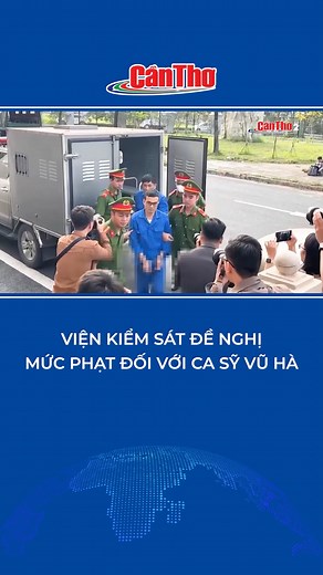 Ca sĩ Vũ Hà bị Viện kiểm sát đề nghị phạt 100 triệu đồng và phạt bổ sung 40–50 triệu đồng vì hành vi đánh bạc tại King Club. #THTPCT #CầnThơ #tintuc #VũHà #KingClub | Cần Thơ News
