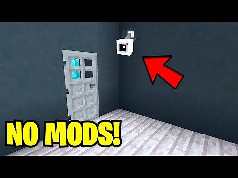 How to build a Working SECURITY CAMERA System in Minecraft!