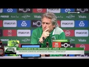 Conferência de Imprensa Jorge Jesus - Tondela X Sporting CP - 10 de Março de 2017
