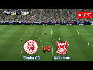 🔴LIVE : Simba SC vs Gaborone | CAF Champions League, Qualification - Video Game Simulation