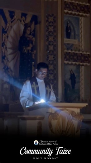 1.5K views · 22 reactions | HIGHLIGHTS | Community Taize of the Our Lady of Hope Parish Youth Ministry at the Diocesan Shrine of Our Lady of Hope Parish The Community Taizé promotes spiritual connection, peace, and community through simple, repetitive chants that create a meditative and calming atmosphere. #DSOLHPMedia | Diocesan Shrine of Our Lady of Hope Parish | Facebook