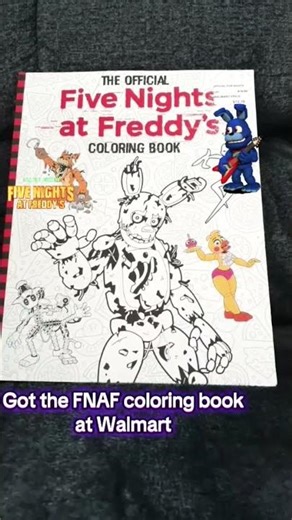 This FNAF coloring book is insane #fnaf #merchandise #shorts
