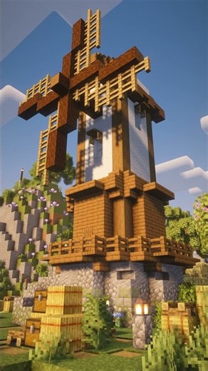 Minecraft: Windmill on the Farm🍃