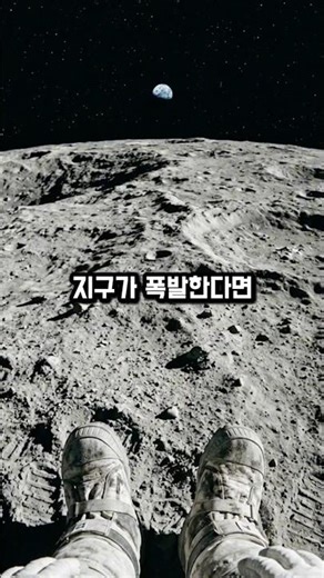 지구가 사라지면.. 달에 있던 당신은 어떻게될까?