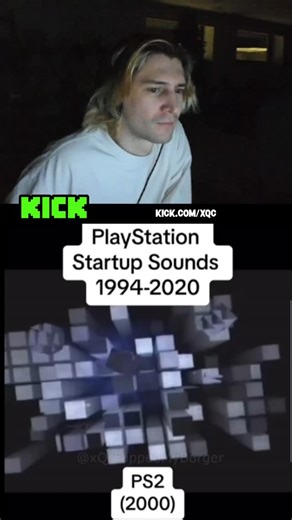 xQcFlippedMyBurger on Instagram: "xQc reacts to PlayStation Startup Sounds 1994-2020 #xqc #playstation"