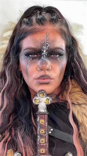 Viking Makeup Tutorial with Traditional German Song
