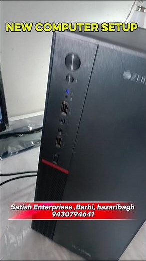new computer setup..#satishtechnology #trending #viral #computer #repairing