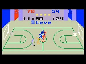 Slam Dunk Super Pro Basketball for the Mattel Intellivision