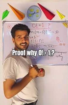 Permutations and Combinations , Proof Of Why 0! = 1?